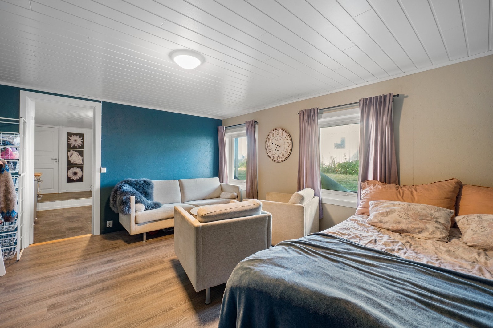 Dette rommet er innredet som soverom/stue. Galleribilde