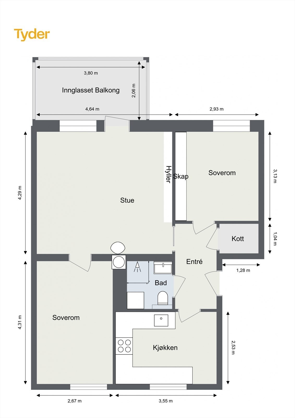 Plantegning Galleribilde
