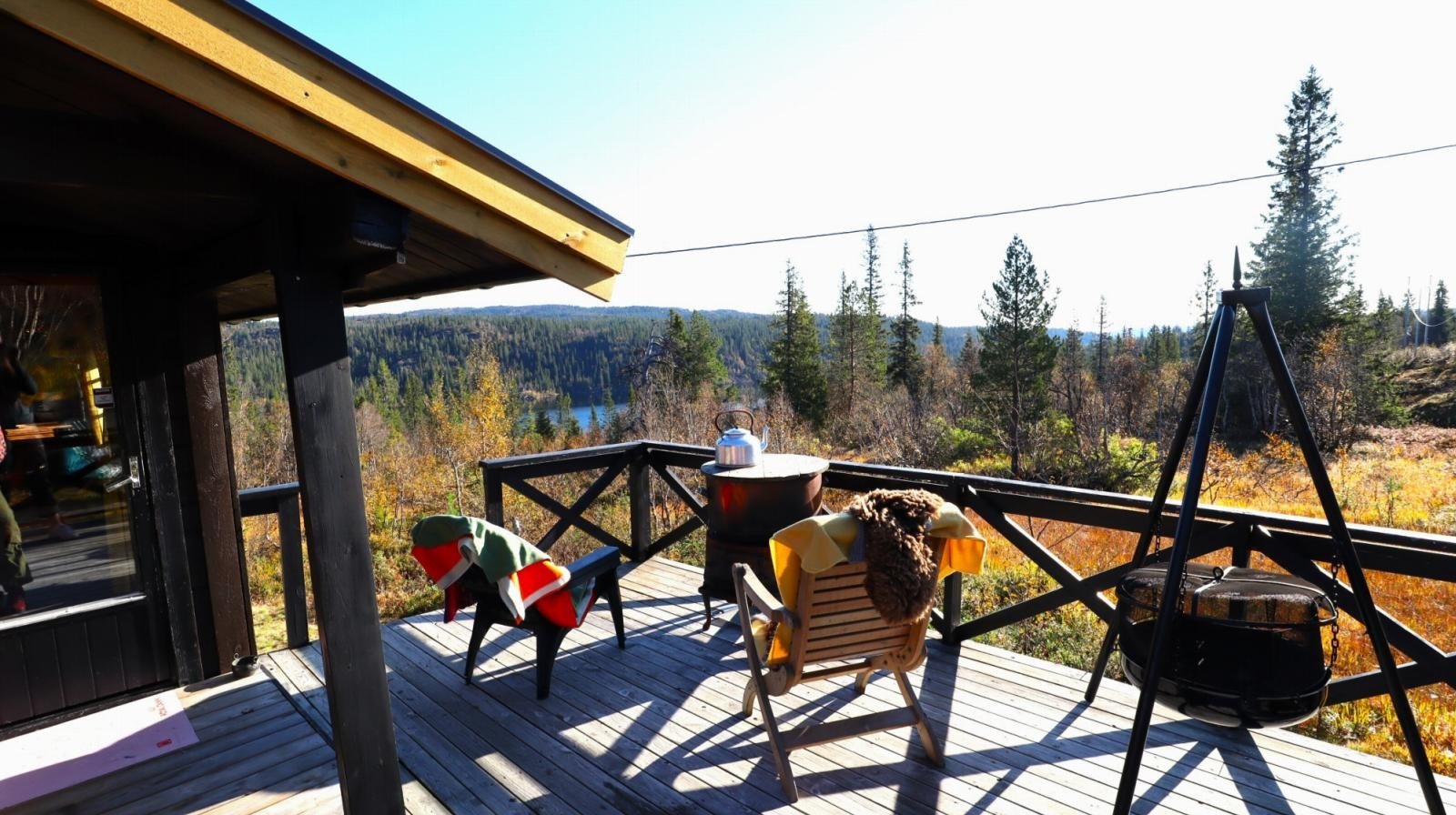 Utsikt fra veranda Galleribilde