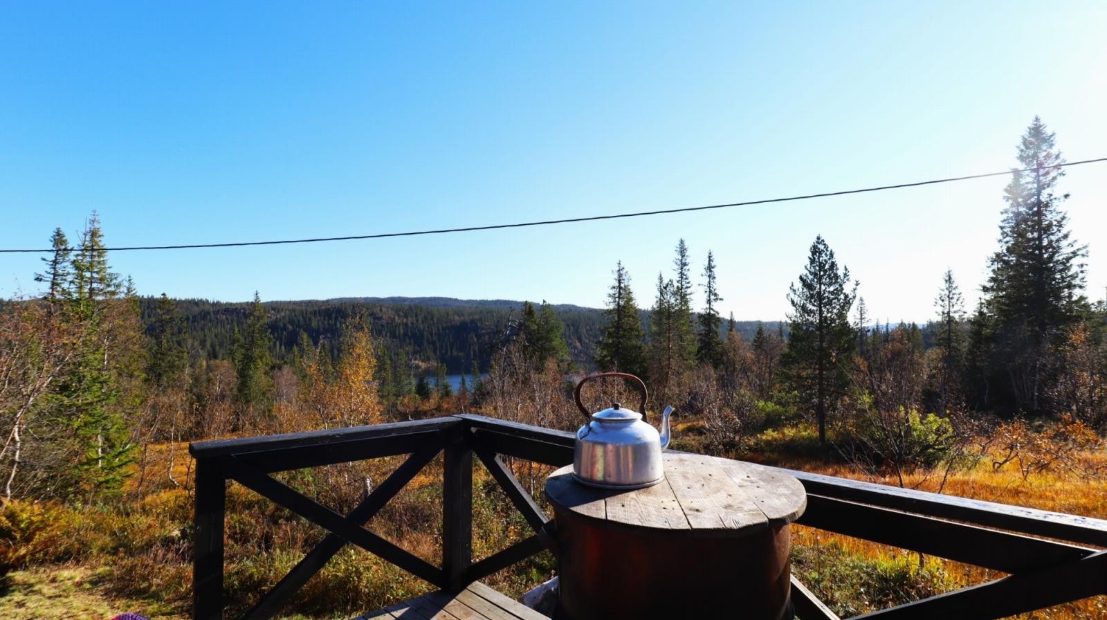 Utsikt fra veranda Galleribilde