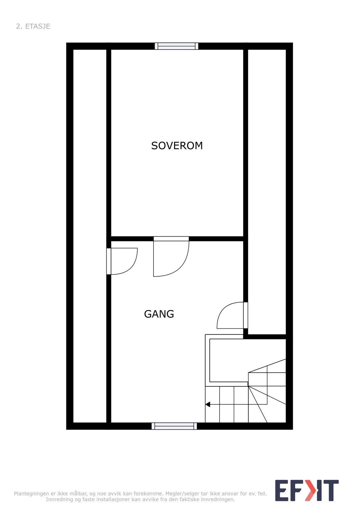 Planløsning loft Galleribilde