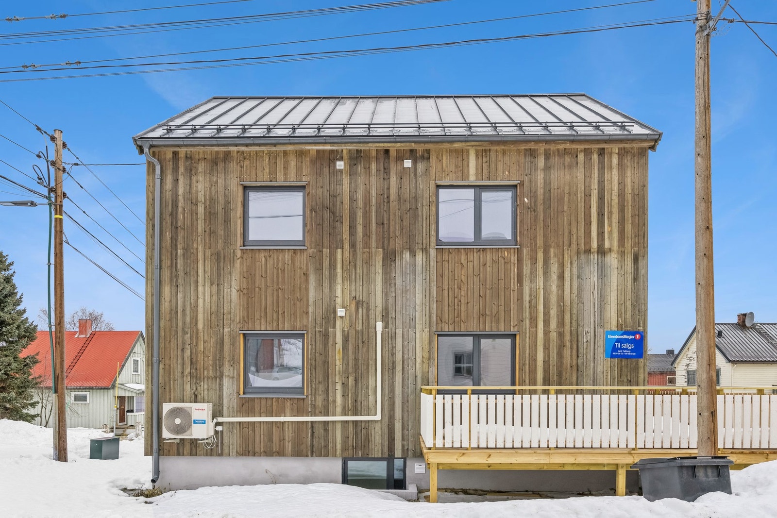 Ifbm totalrenoveringen ble det lagt nytt taktekke og ytterkledning Galleribilde