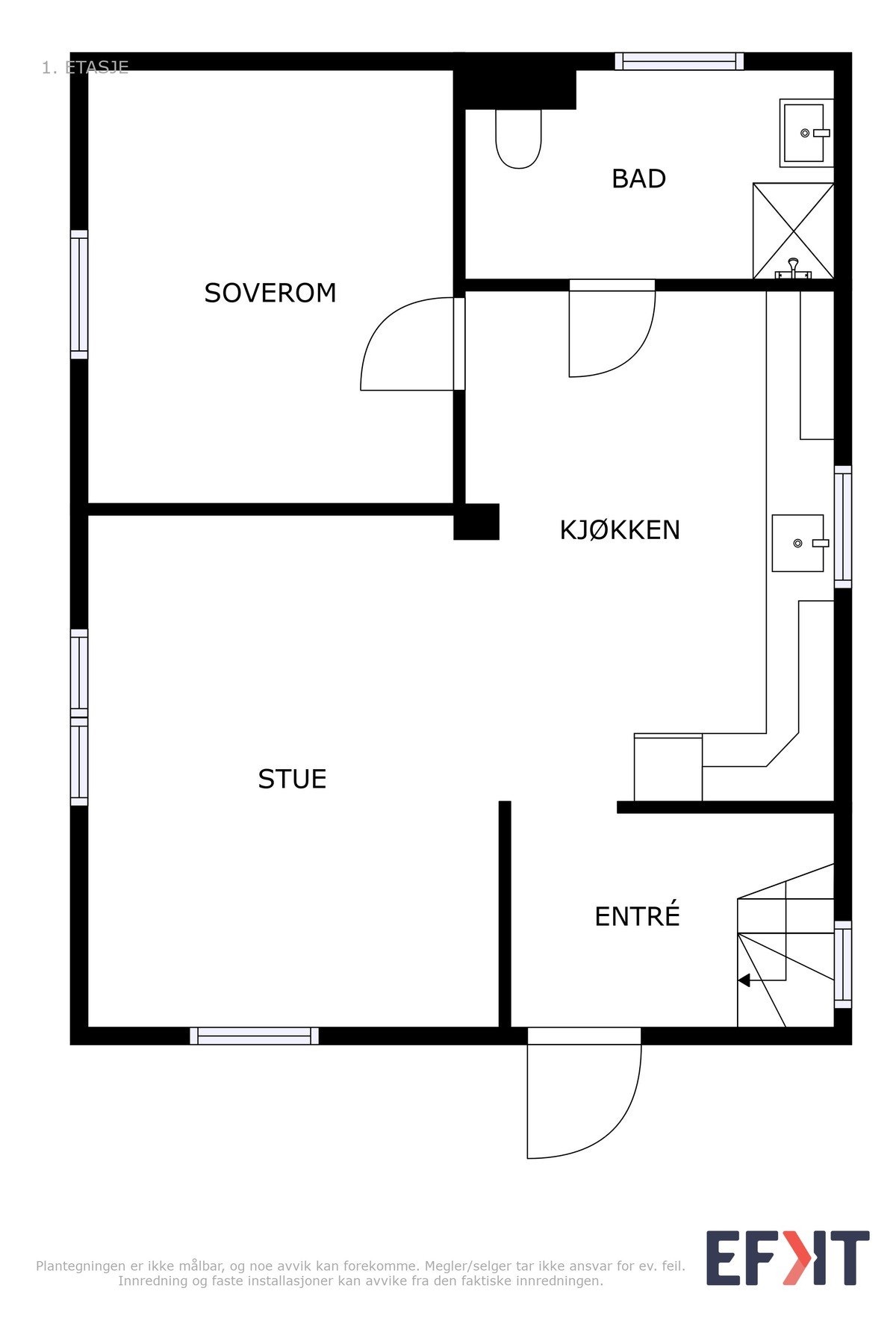 Planløsning 2.etg. Galleribilde