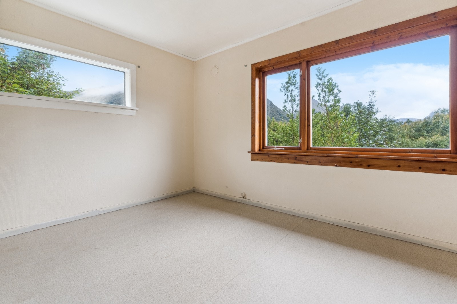 Store vindsaugsflater tek naturen inn og gjev eit fint lysinnslepp Galleribilde