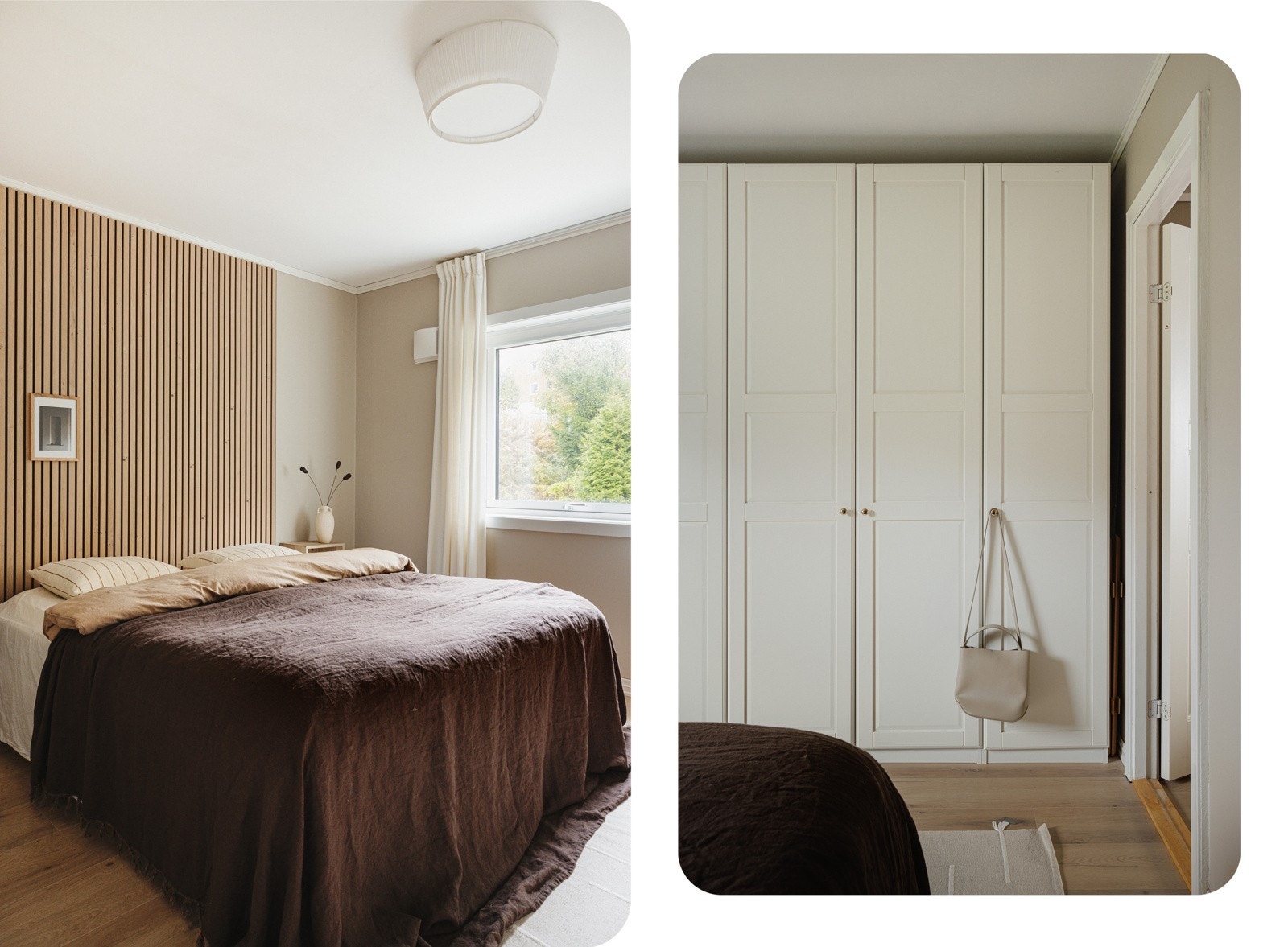 Her er det også en stor garderobe for oppbevaring. Galleribilde