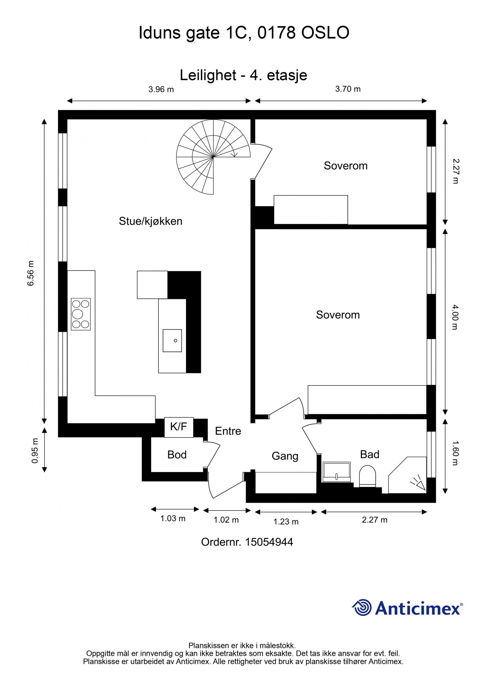 Plantegning 4.etg. Galleribilde