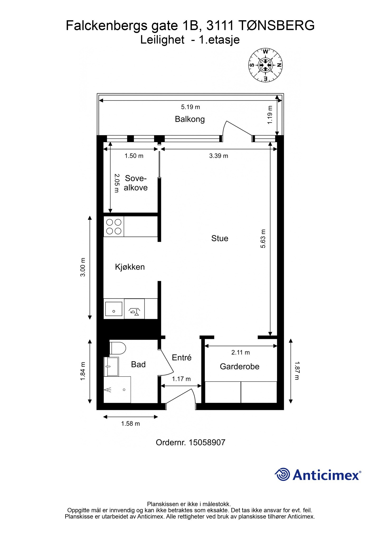 Plantegning Galleribilde