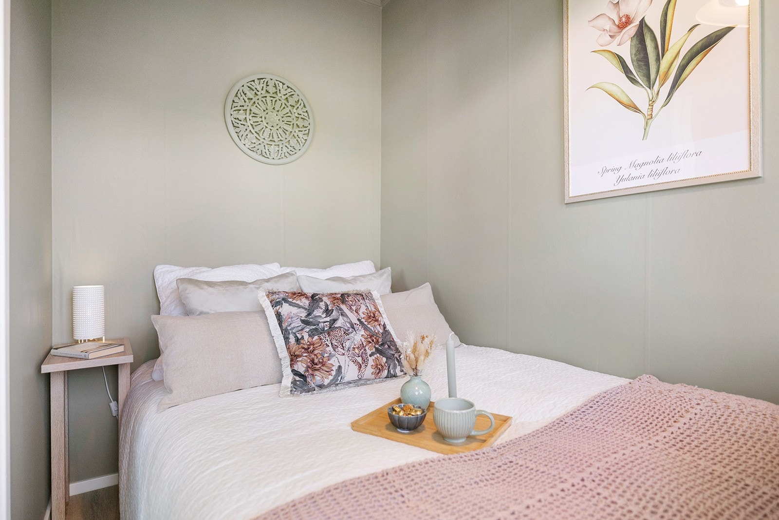 I sovealkoven er det plass for send med bredde 150cm Galleribilde