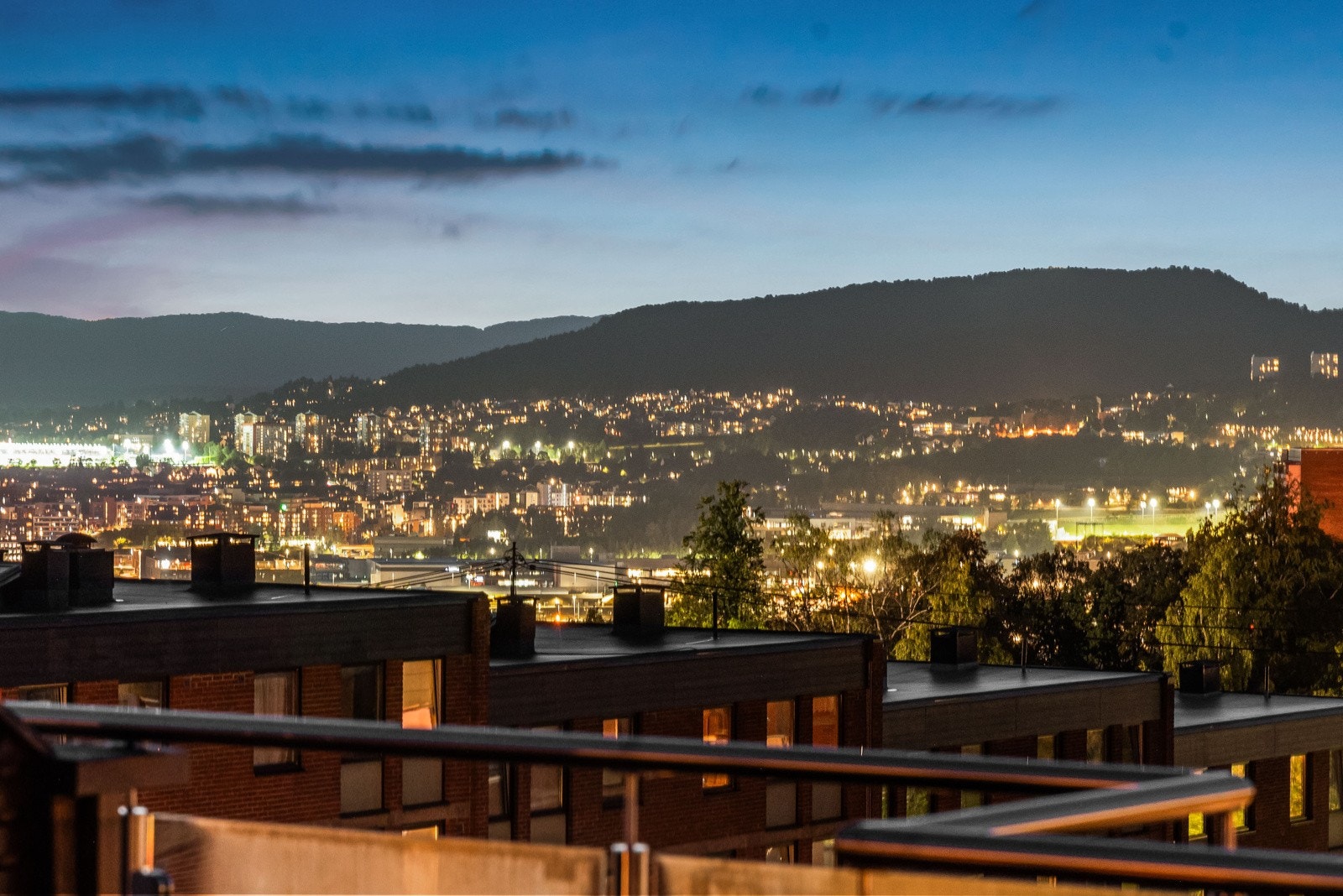 Deler av utsikten Galleribilde