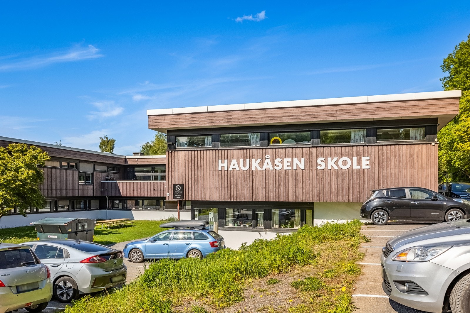 Få minutter til skoler og barnehager Galleribilde