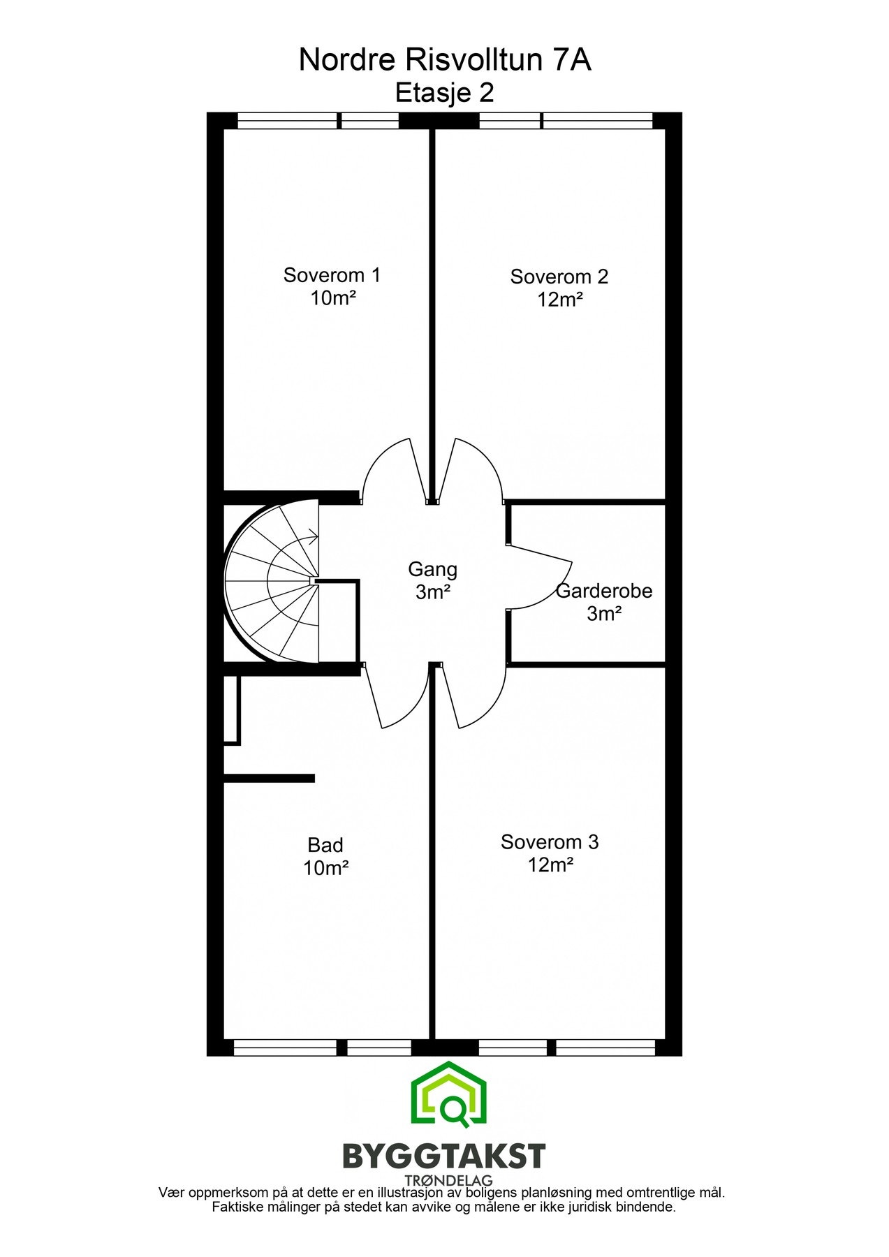 Planskisse 2. etasje. Galleribilde