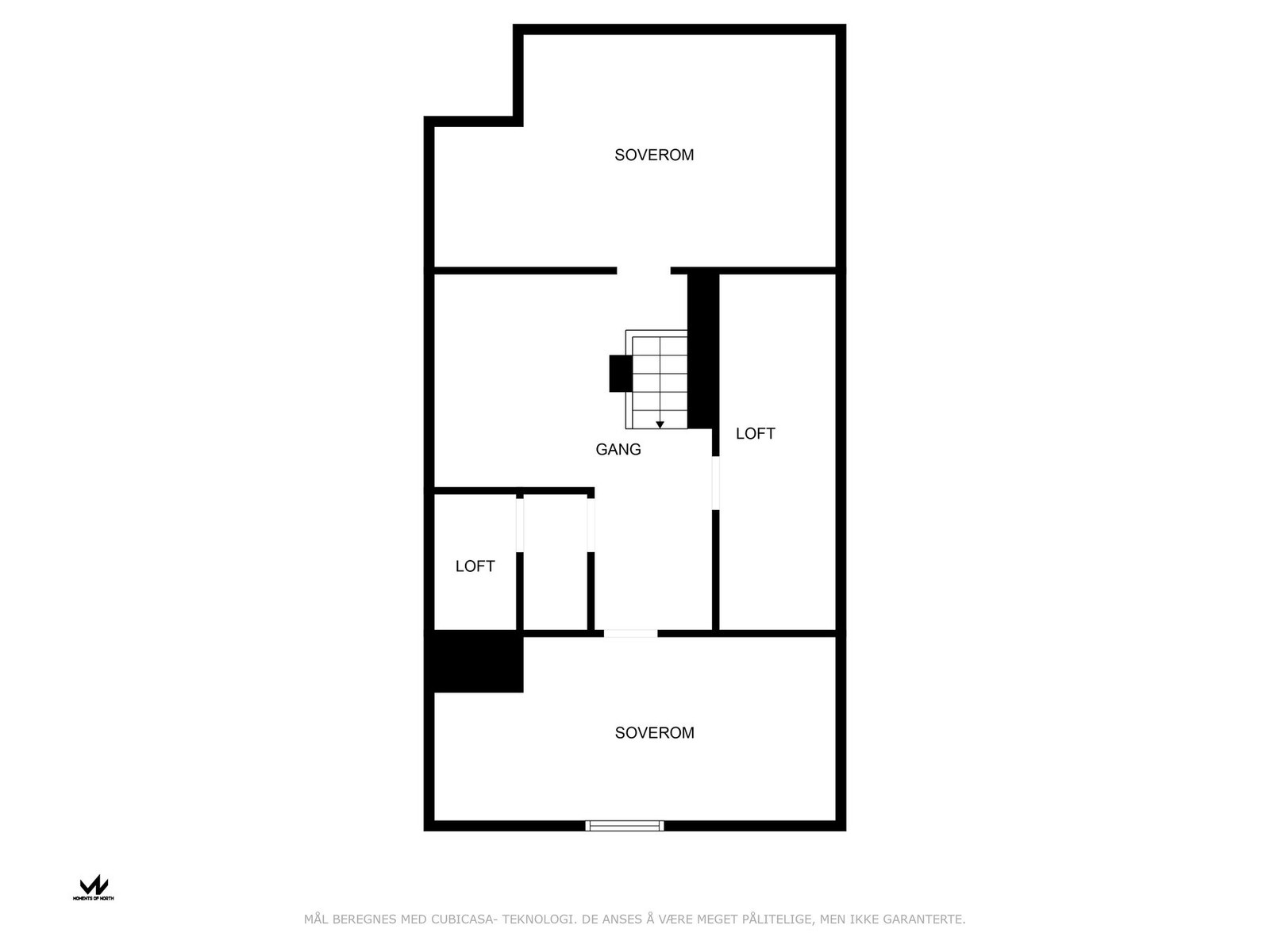 Plantegning - Loft Galleribilde