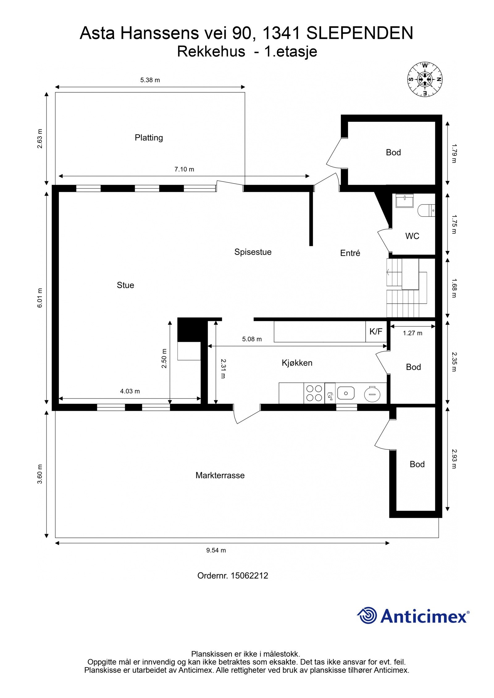 Planskisse 1.etasje Galleribilde