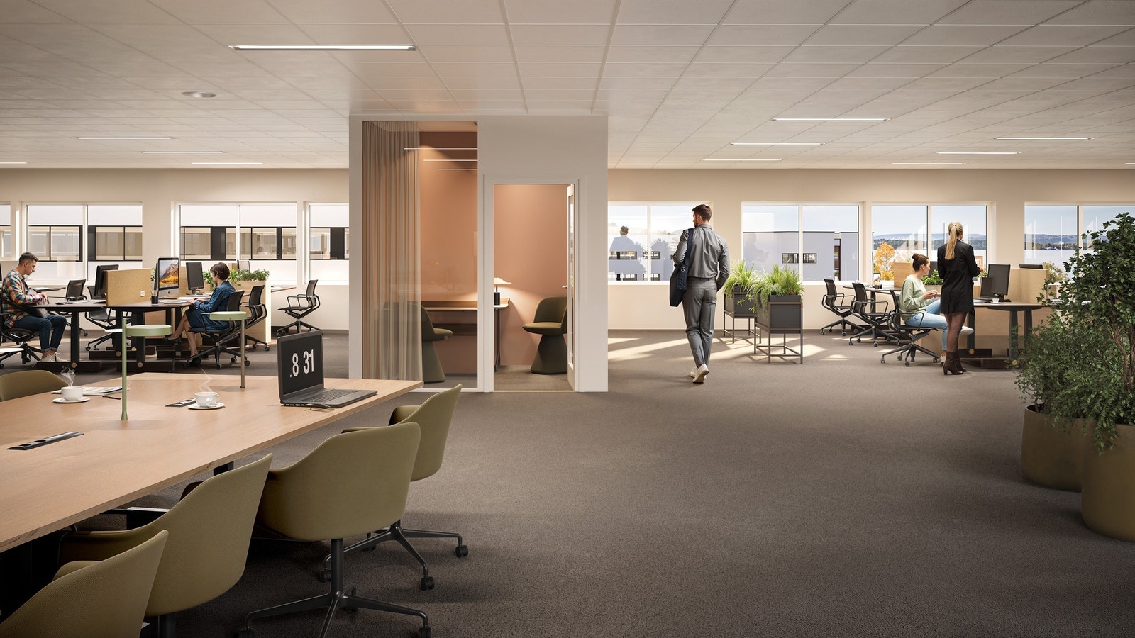 Illustrasjoner - Et arbeidsmiljø der trivsel og profesjonalitet går hånd i hånd Galleribilde