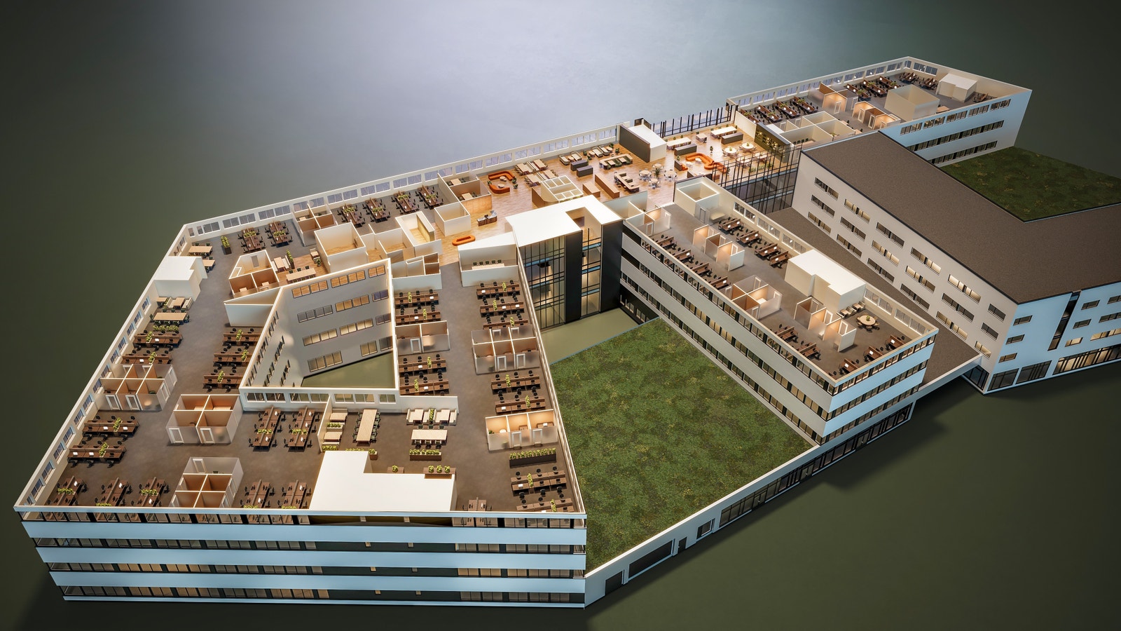 Effektiv planløsning Galleribilde