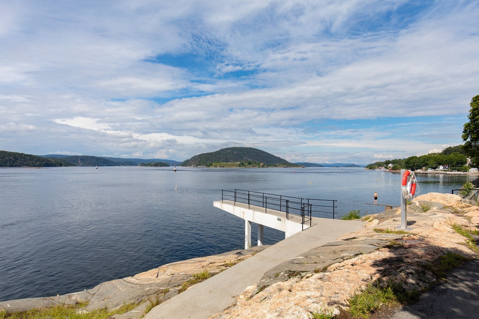 Badeparken ligger rett ved, også et hyggelig turområde. Galleribilde