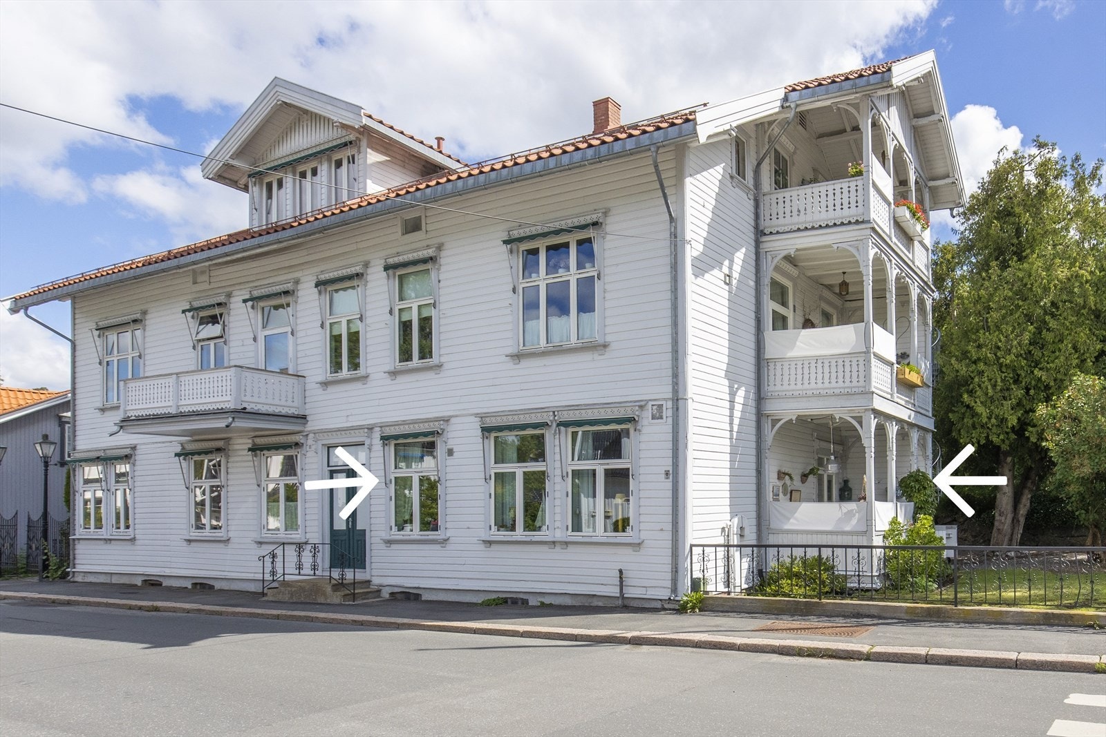 Lys og flott 3-roms endeleilighet sentralt i Drøbak. Galleribilde