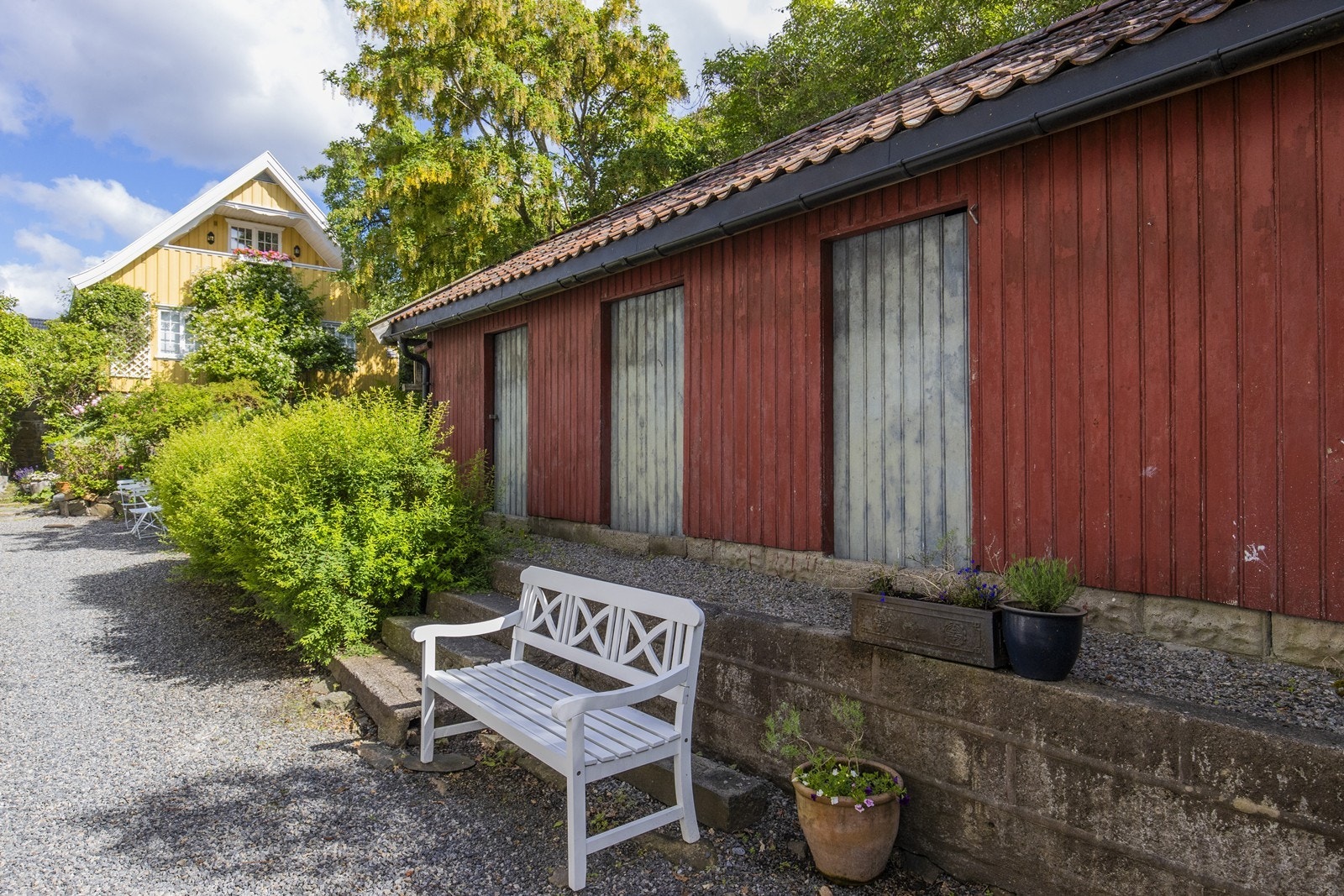 Felles redskapsboder til sameiets bruk Galleribilde