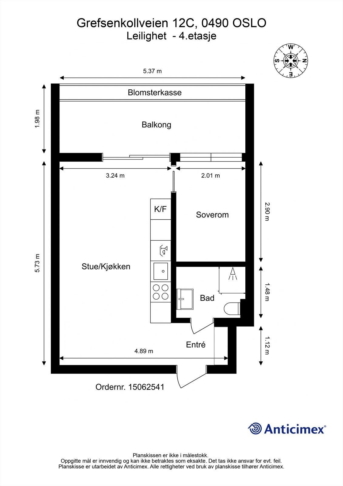 Plantegning Galleribilde