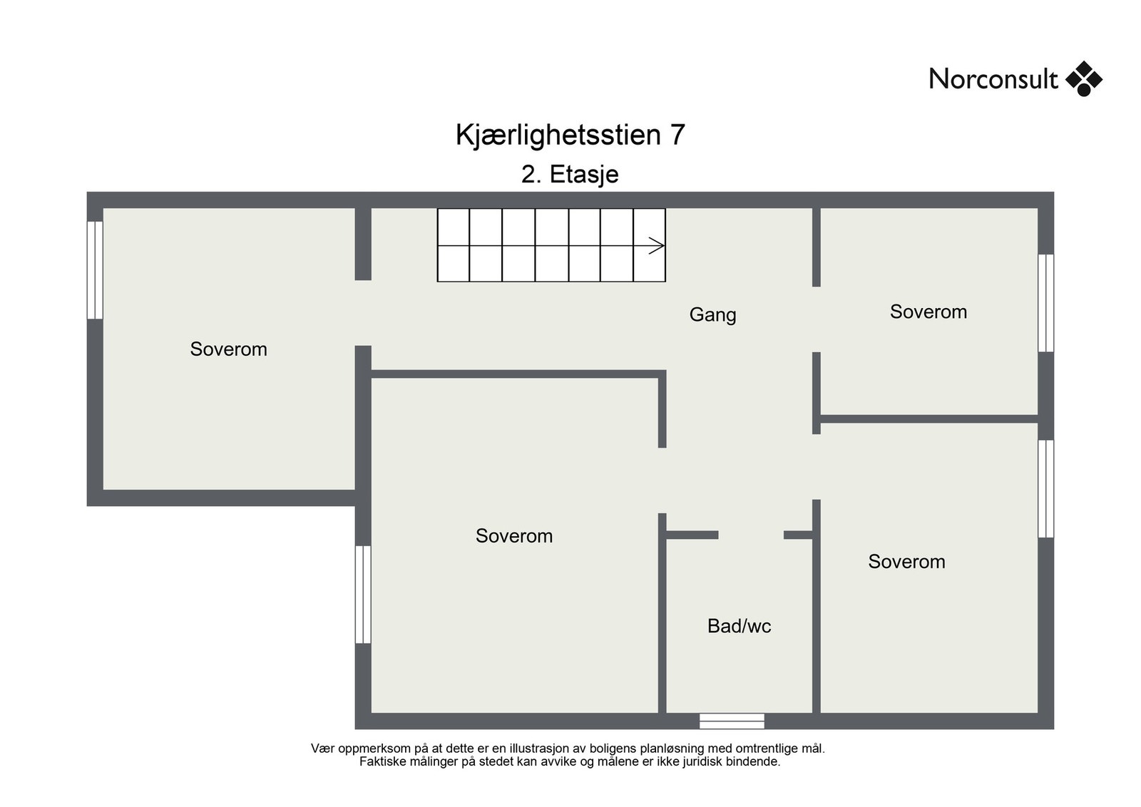 Planskisse - 2.etasje Galleribilde