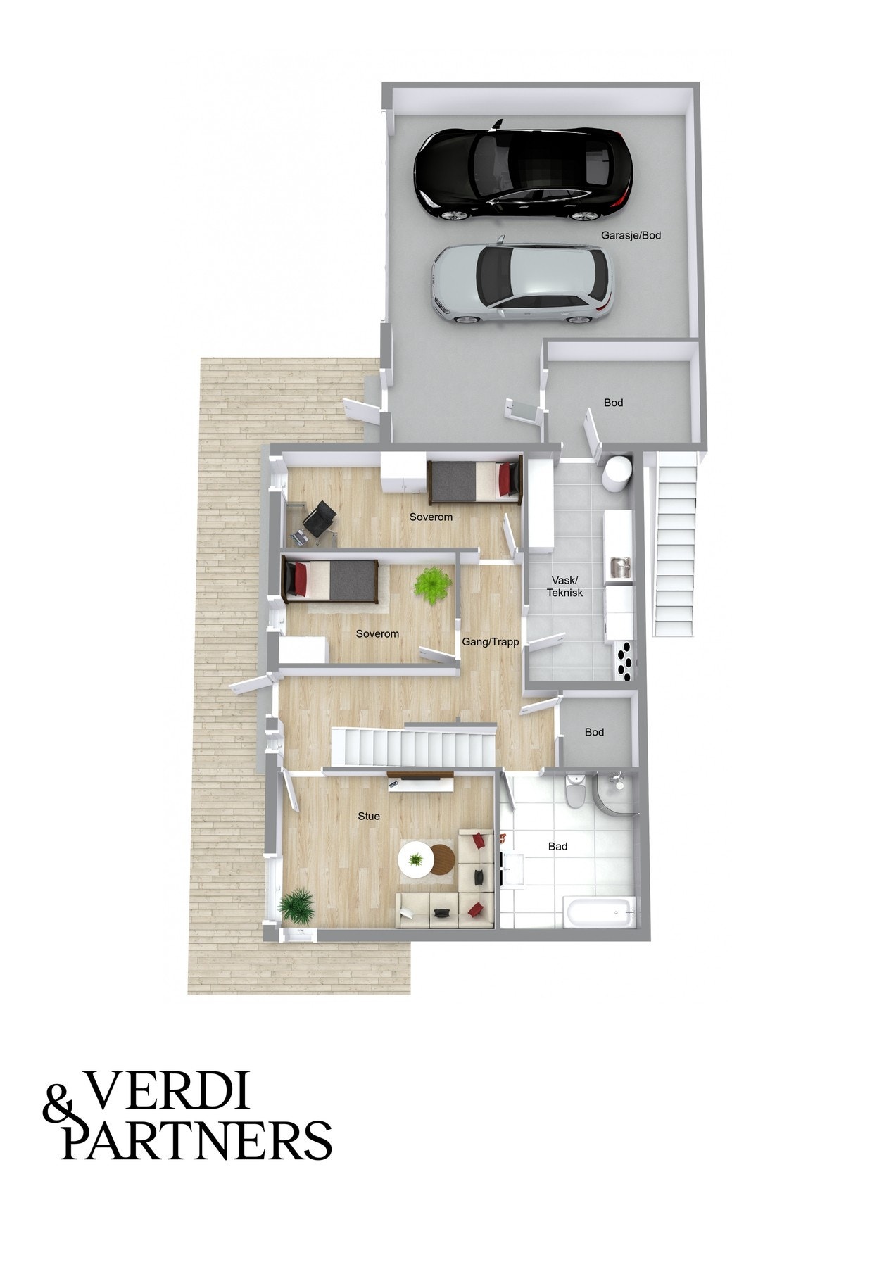 1.etg. Plantegning kan avvike fra de faktiske forhold. Galleribilde