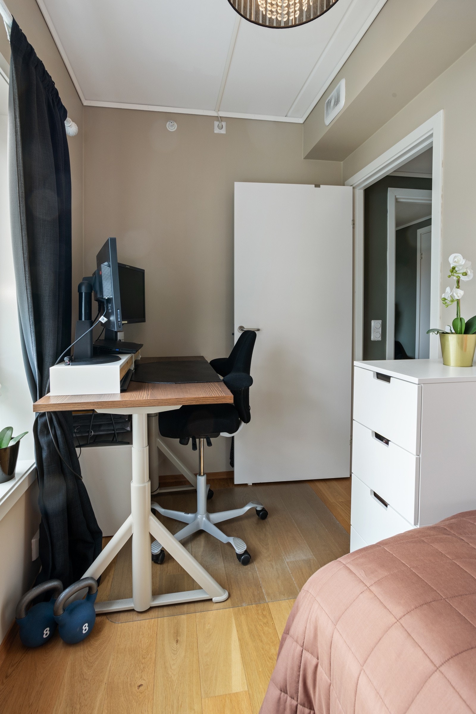 Soverommet brukes i dag som et kontor. Galleribilde