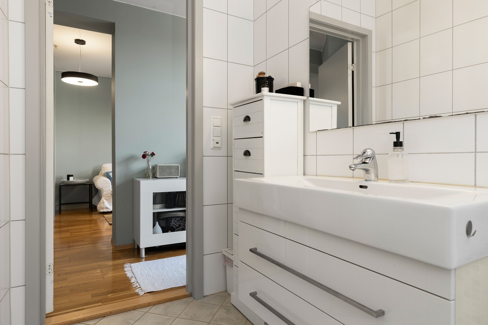 Elektriske varmekabler på bad Galleribilde