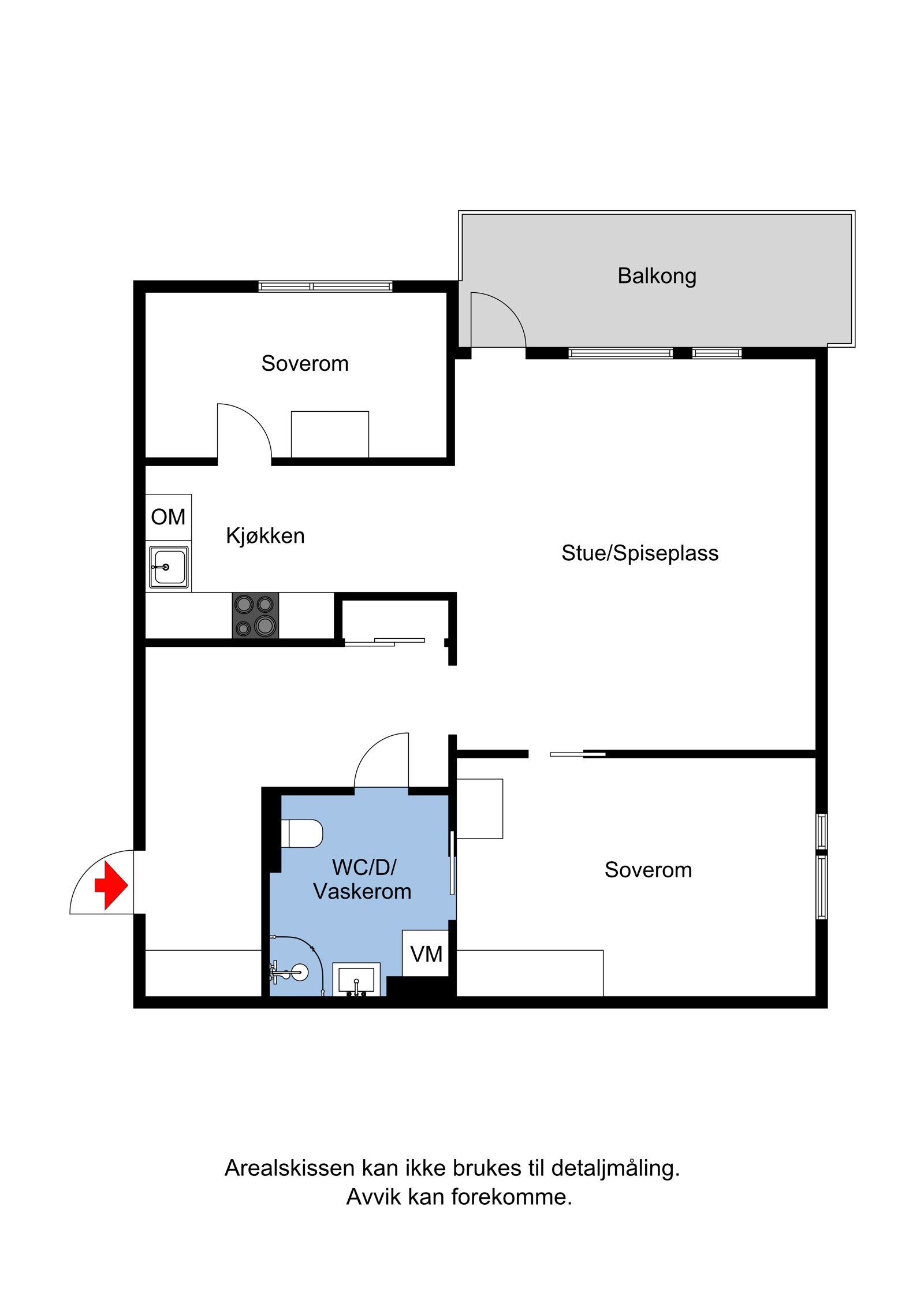 Plantegning Galleribilde