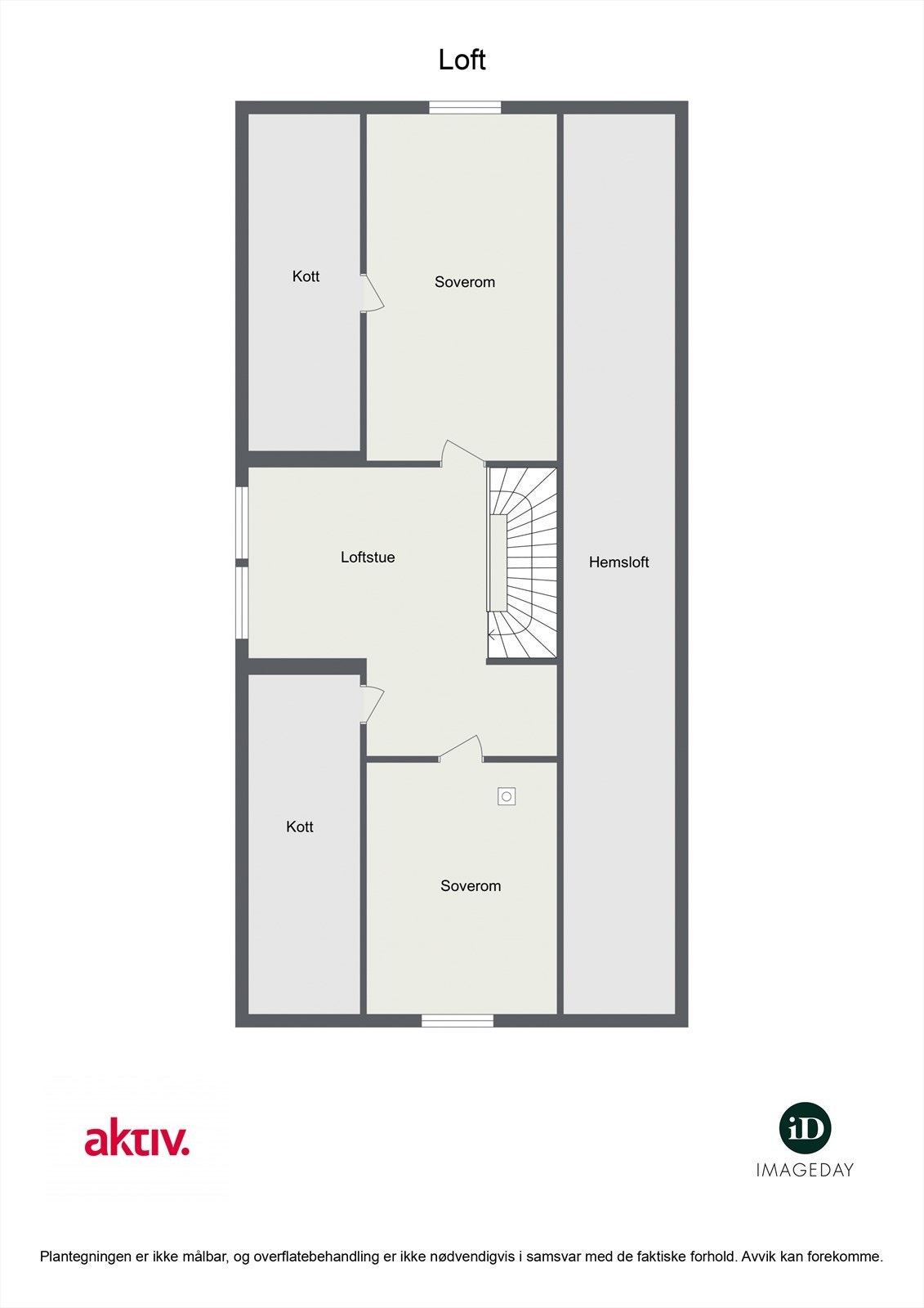 Plantegning 2.etasje/Loft Galleribilde