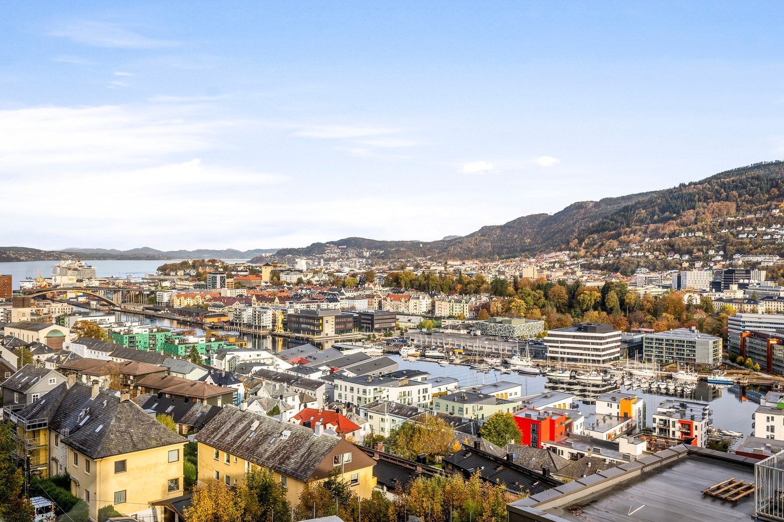Gangavstand til Bergen sentrum og busstopp rett utenfor Galleribilde