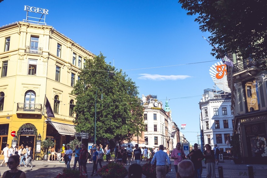 10 minutter gåavstand fra boligen ligger Norges største handlegate, Karl Johan. Galleribilde
