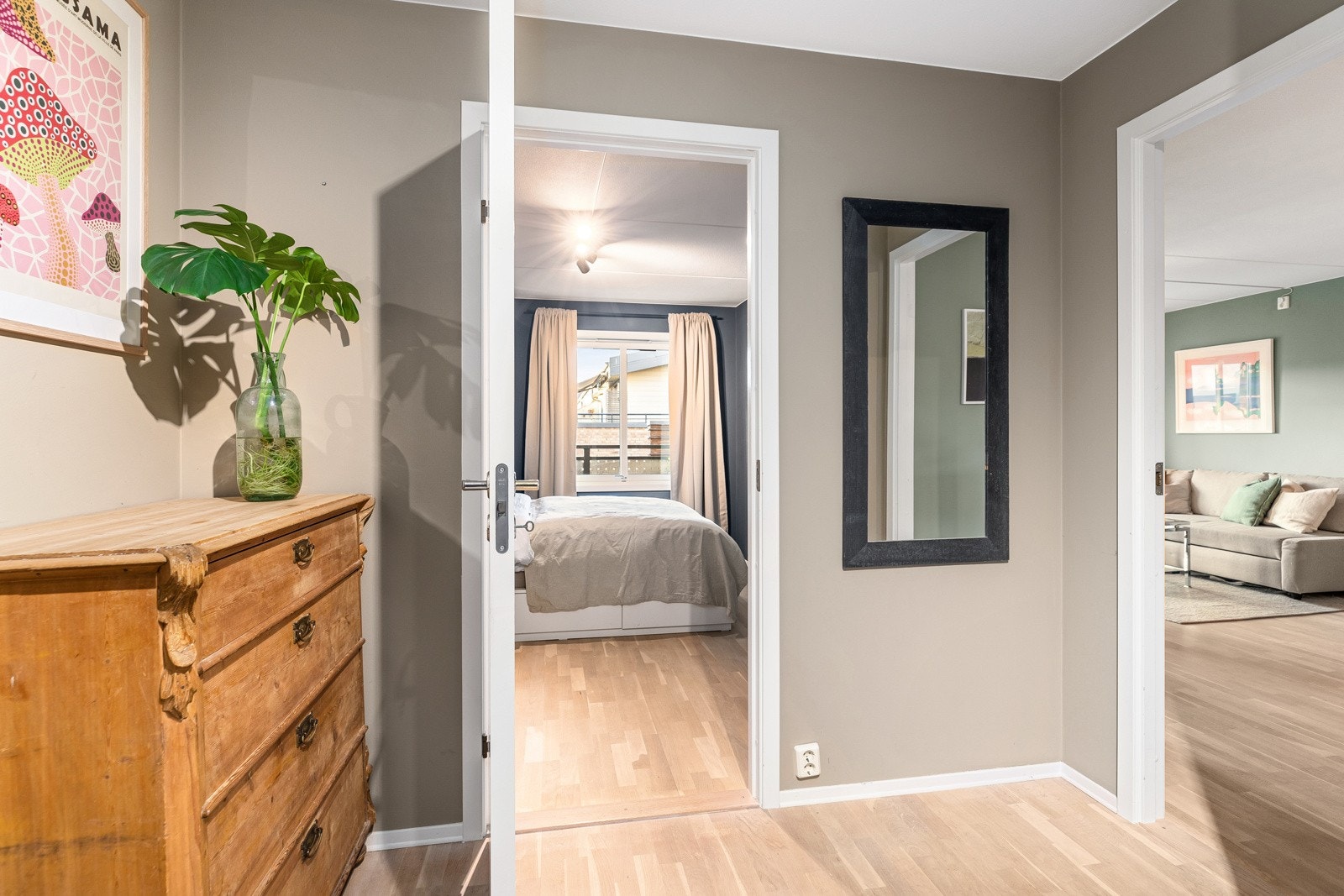 God planløsning, der soverom har adkomst fra etrèen Galleribilde