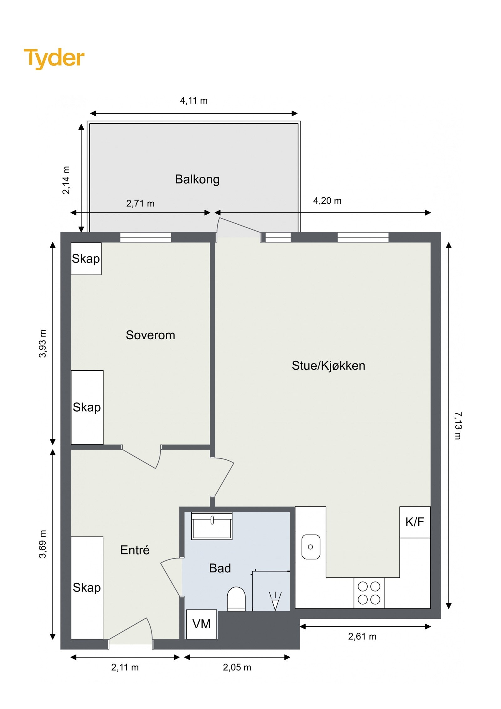 Plantegning Galleribilde