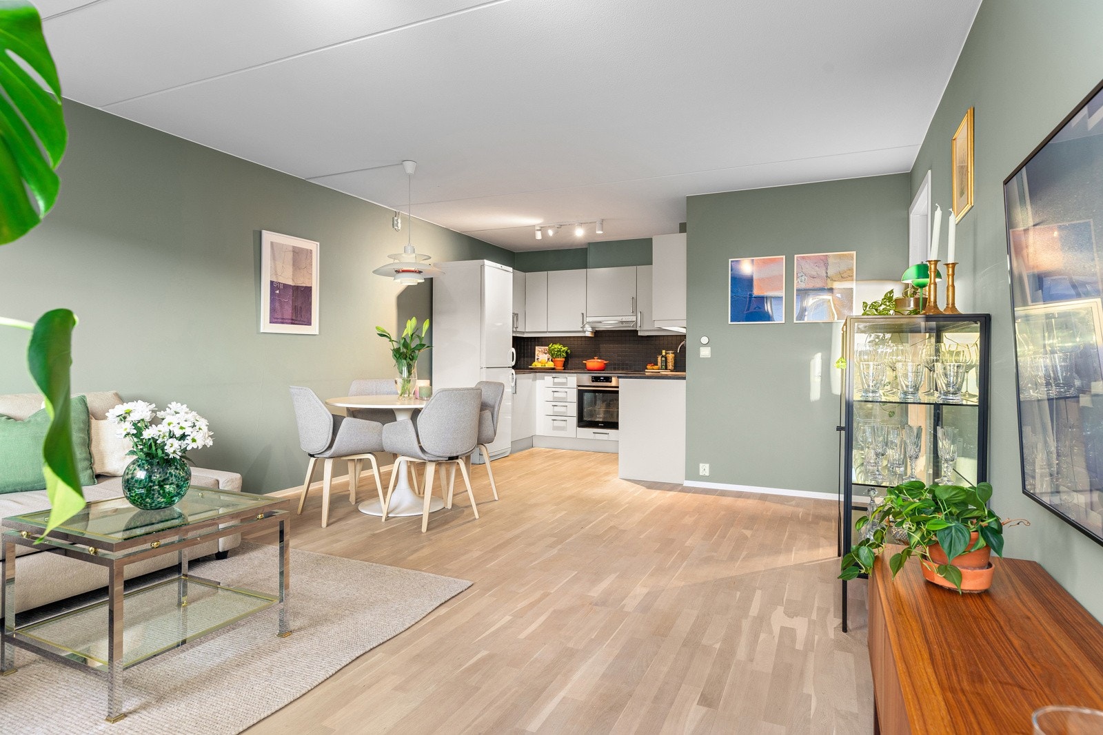 Åpen stue / kjøkkenløsning Galleribilde