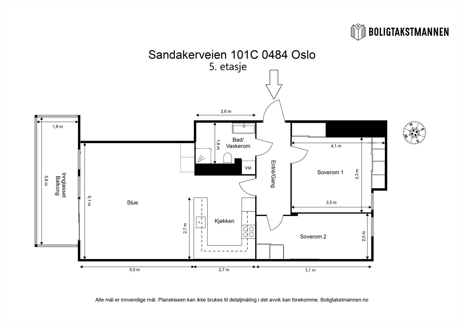 Plantegning til orientering. Galleribilde