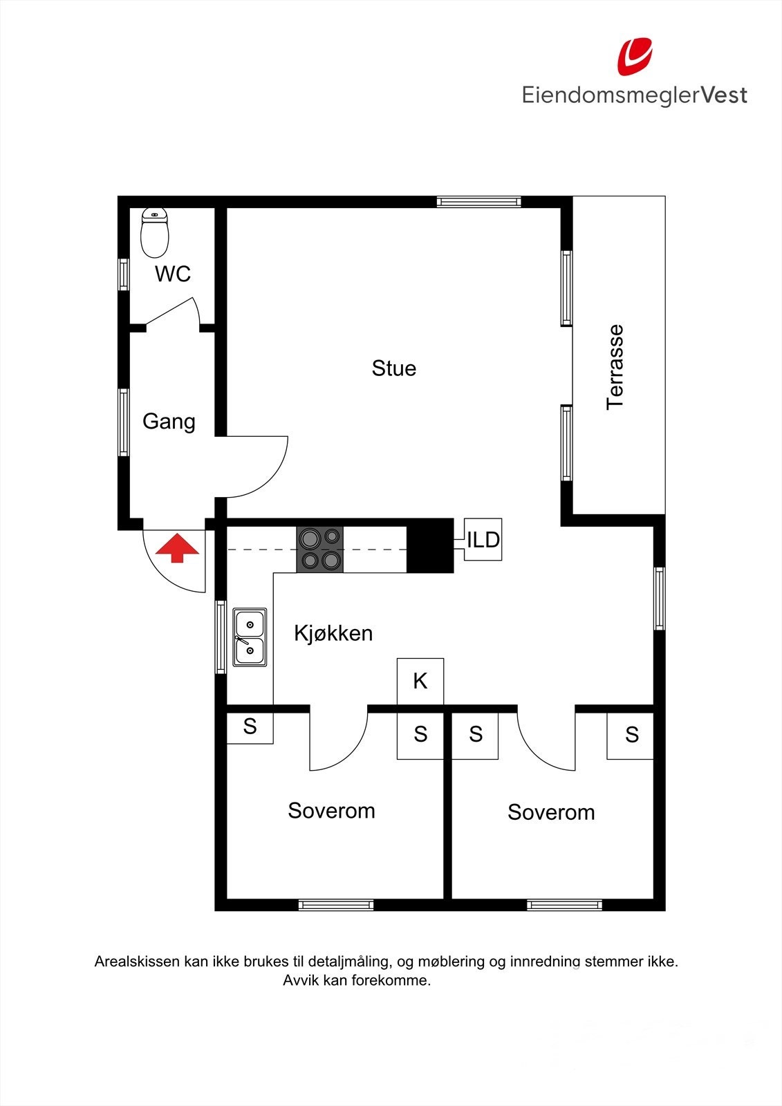 Plantegning Galleribilde