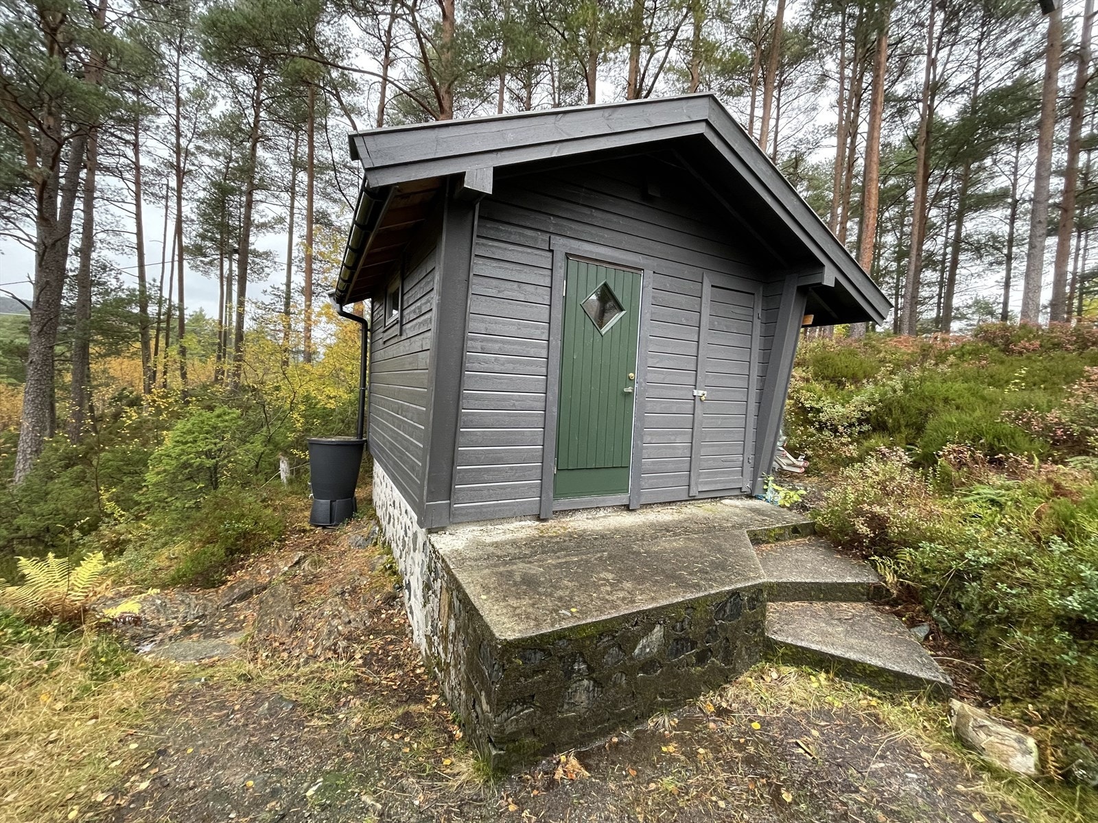 Annekset på ca 9 kvm utenfor hytten. Galleribilde