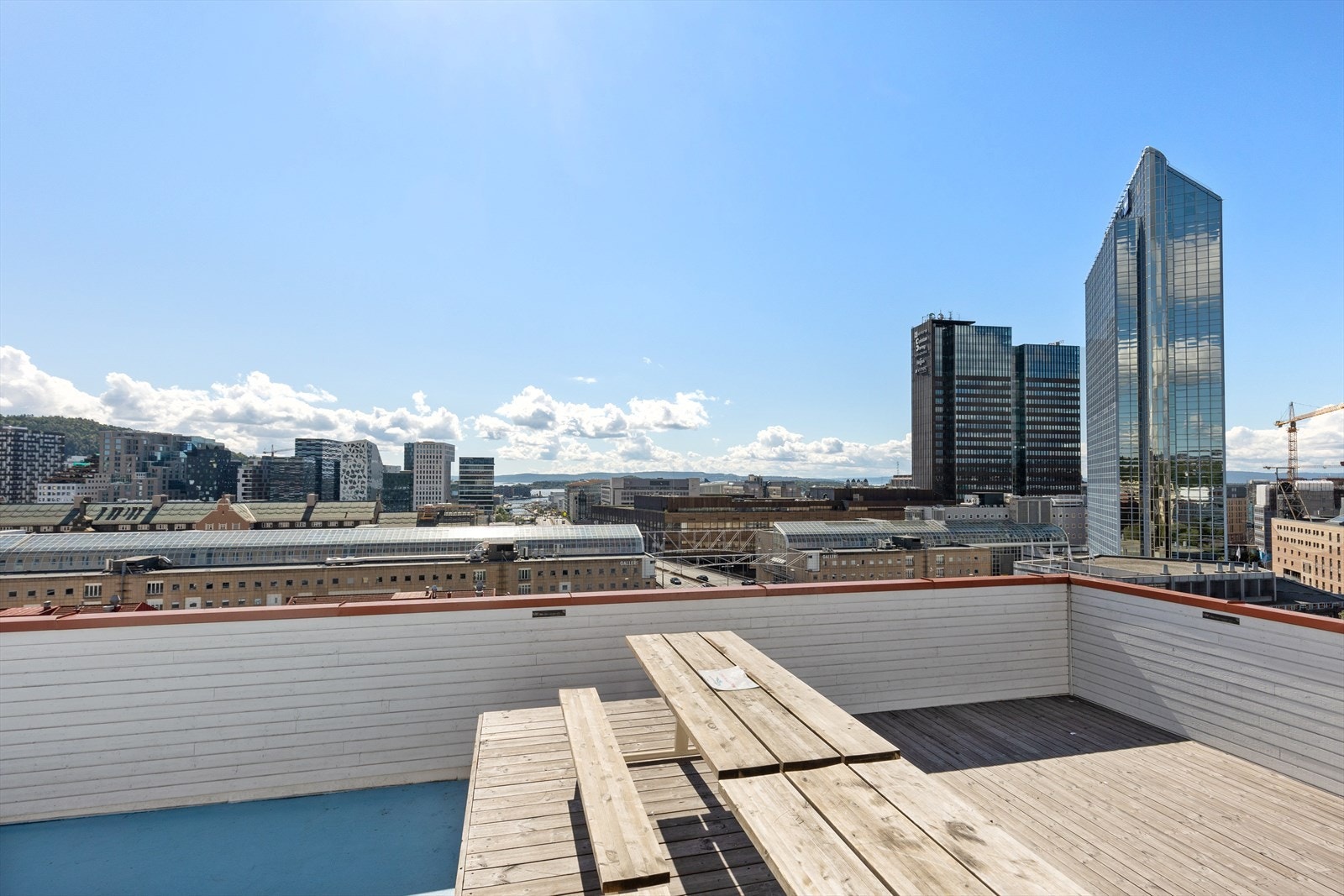 Felles takterrasse. Galleribilde