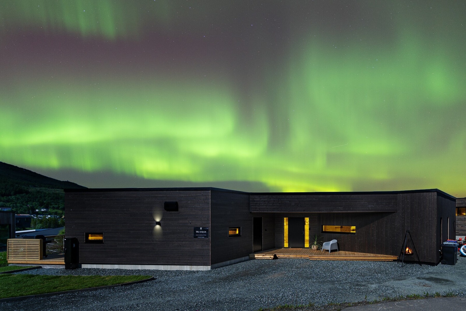 Redigert kveldsbilde Galleribilde