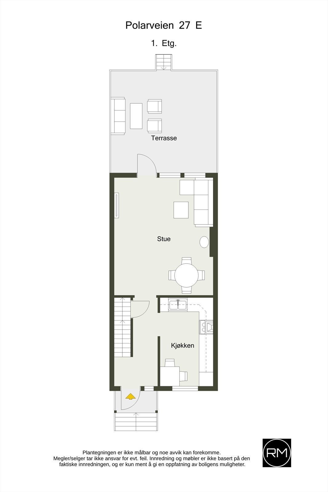 Plantegning første etasje Galleribilde