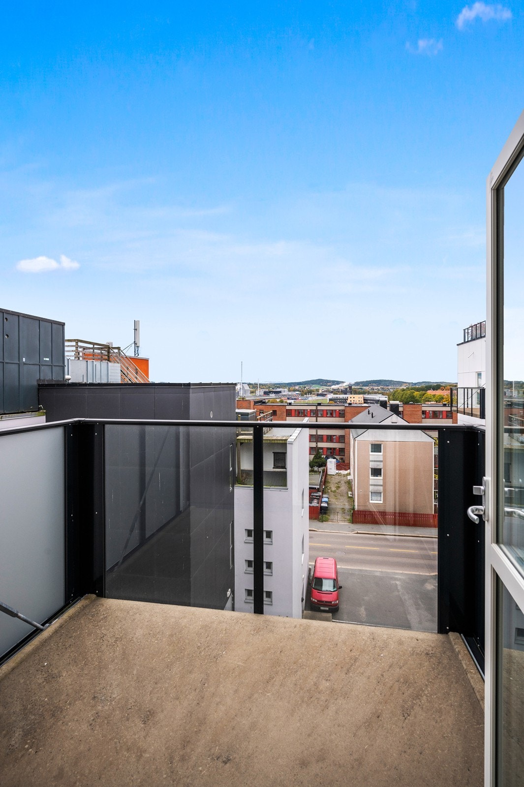 Balkong i bakgård mot sydvest Galleribilde