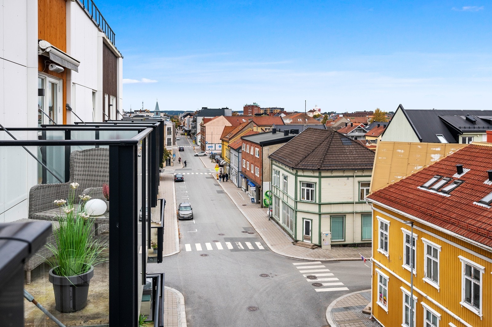 St. Marie gate går på nedsiden av balkongen Galleribilde