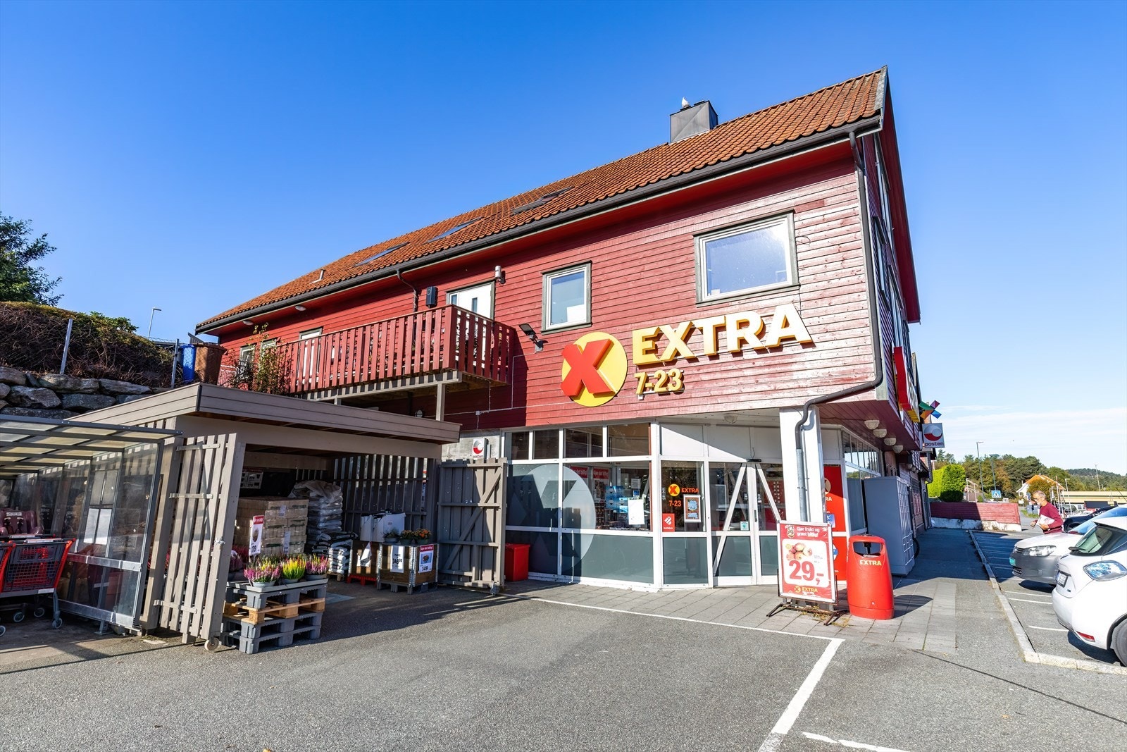 En av flere butikker i nærmiljøet Galleribilde