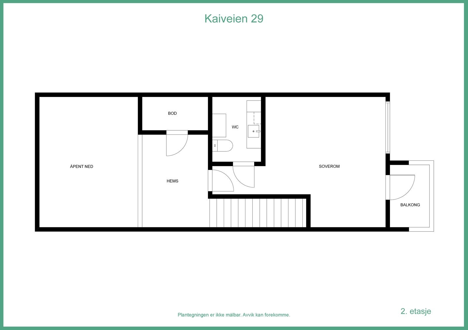 Plantegning 2 etasje Galleribilde