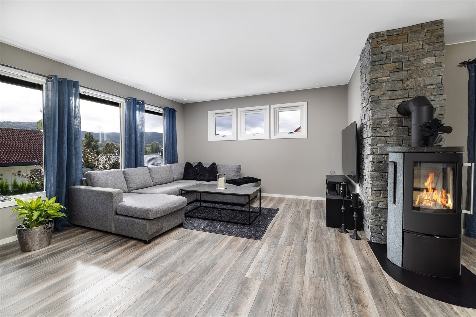 Koselig sofahjørne. Galleribilde