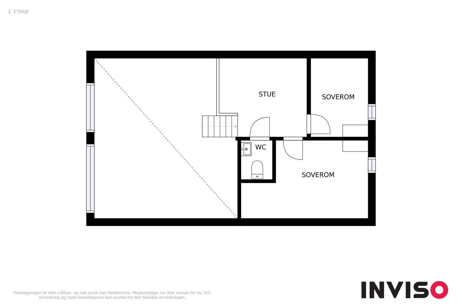 Plantegning 2. etg Galleribilde