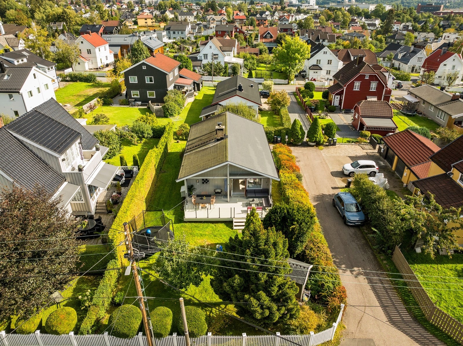 Risløkka er en barnevennlig oase i Oslo, med villaer og rekkehus, store frukthager og flotte parkområder. Galleribilde