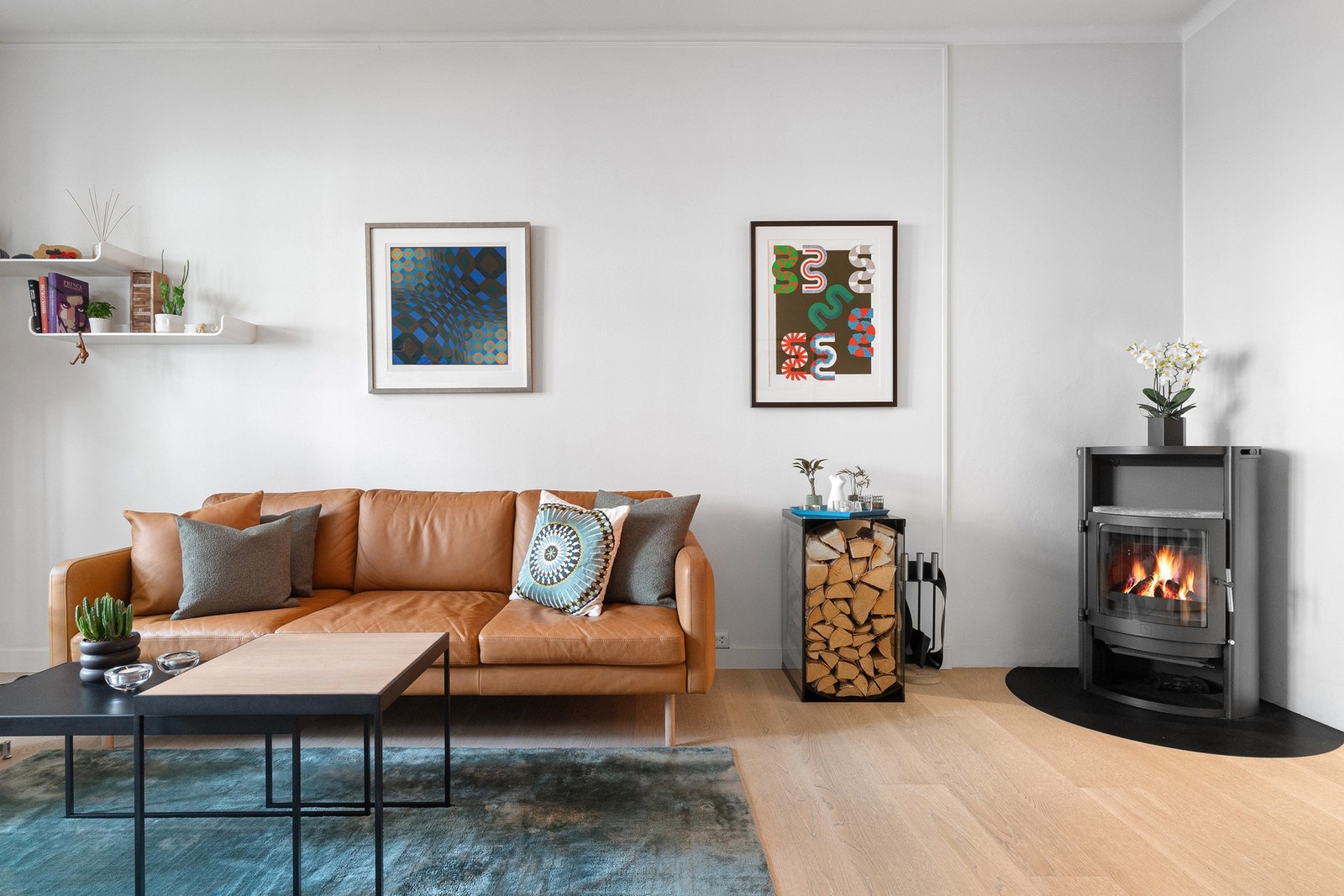 Peisovnen bidrar til varme på kalde vinterdager. Galleribilde