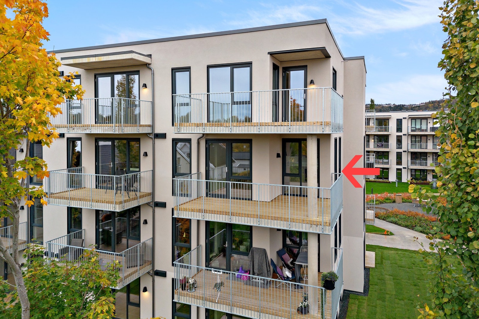 Nyoppført 3-roms hjørneleilighet i 3. etasje Galleribilde