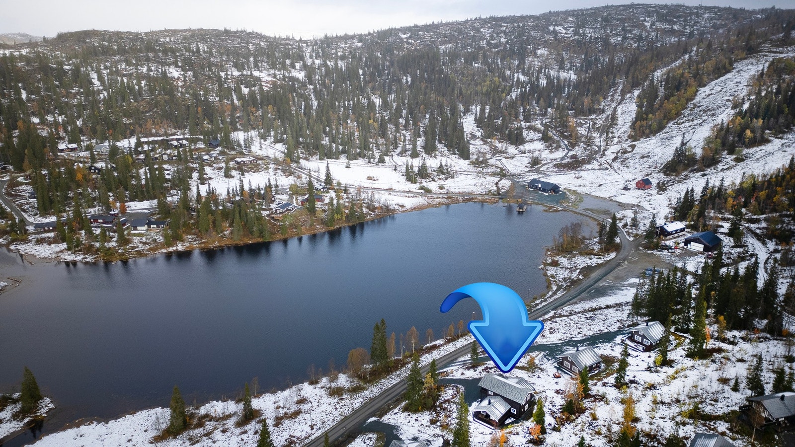 Nærhet til skianlegg med alpinbakke og oppkjørte skiløyper Galleribilde